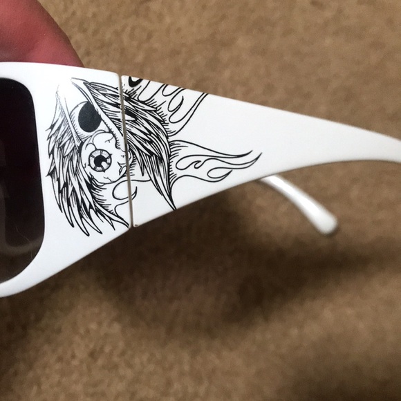 🌸NEW🌸 Von Dutch Rare VTG Flying Eyeball Highway Hero Sunglasses - Picture 4 of 16